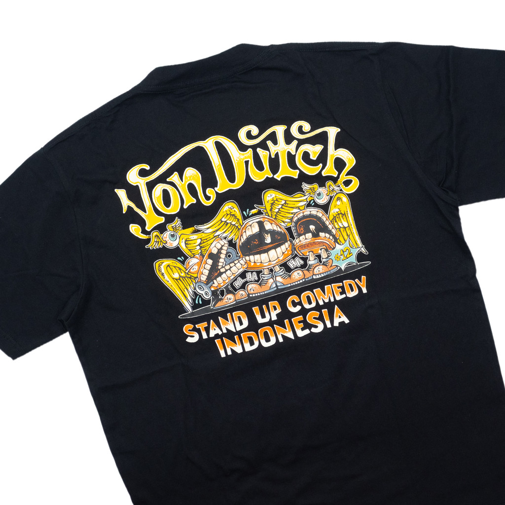 [COD] Kaos V0n Dutch V0n Dutch x SUCI Collaboration Tshirt SC02 Black