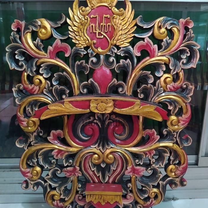 Blawong Keris isi 3 Sunggingan Lung Lungan Dan Logo Kraton Jogja
