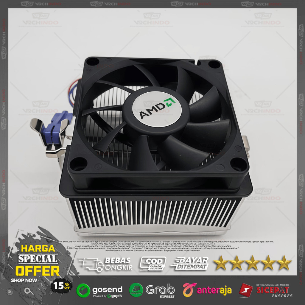 Fan Cooler Heatsink CPU Processor AMD Original Fan AMD AM2 / AM3 / FM1 / FM2 / FM2+/ AM4 !!