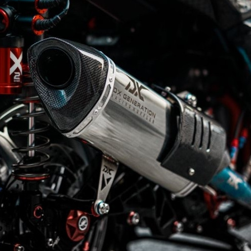 Knalpot RvR Long 35 cm SE Fullsystem Xmax atau forza