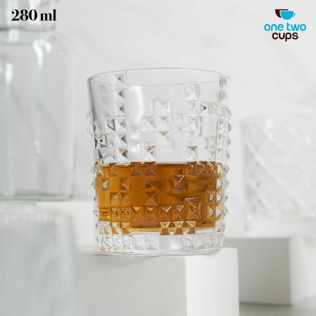 Gelas Wiski Wine Old-Fashioned Rock Glass Crystal 280ml - IW2