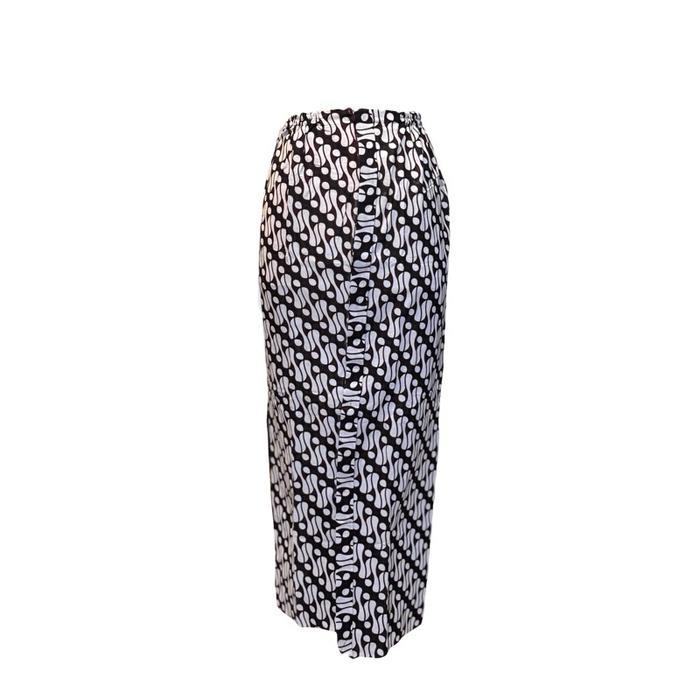 Rok Jarik Kain  Batik Kebaya Wiru Katun Anak & Dewasa - Putih