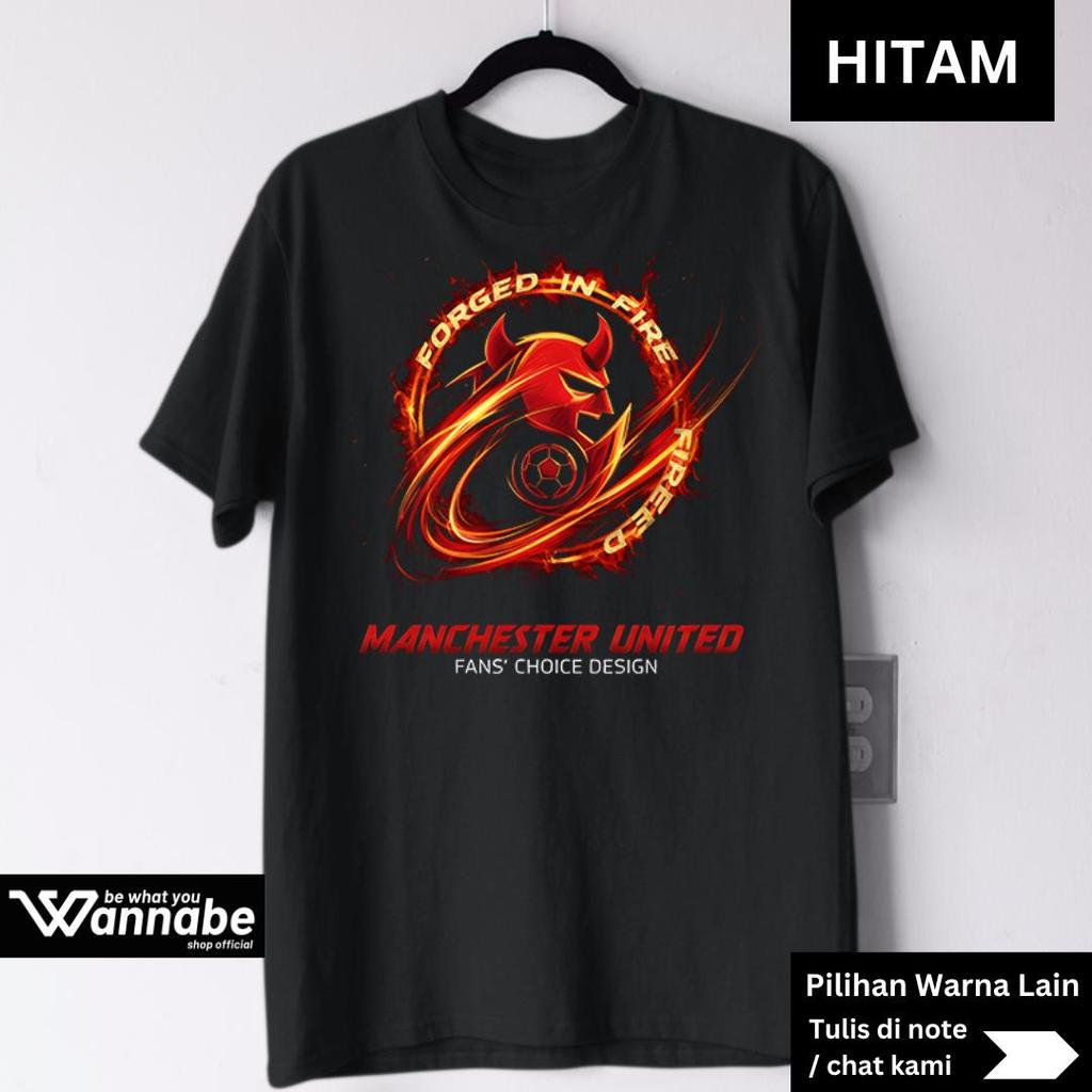 Kaos Bola Manutd MU Dewasa S–7XL Big Size Jumbo & Anak XS–XL | Baju Couple Keluarga Cotton Combed 24