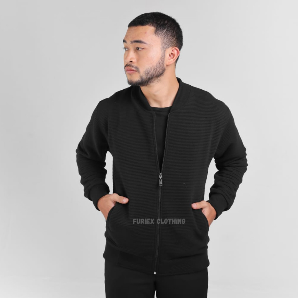FURIEX-Jaket Bomber Ottoman Jaket Pria Jaket Bomber Pria