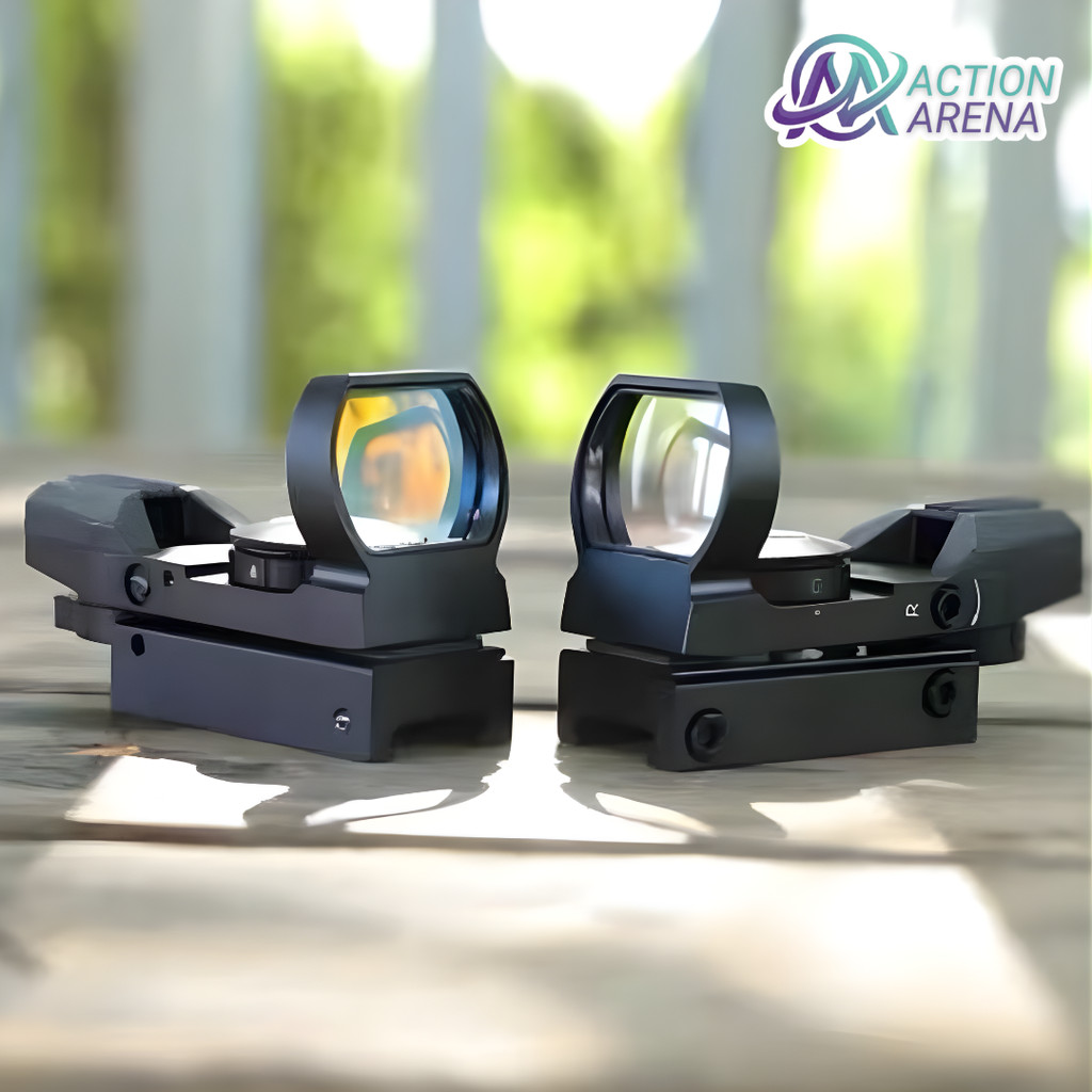 Kekeran Teropong Senapan Holographic Green Dot Scope 20mm
