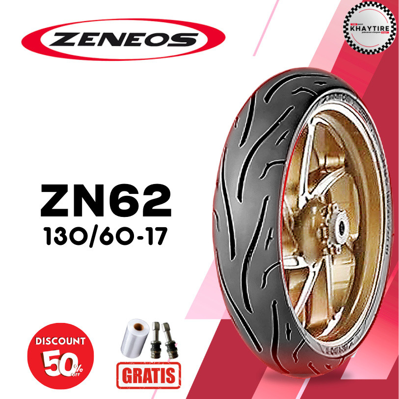 Ban Motor ZENEOS ZN62 130/60 RING 17 Tubeless