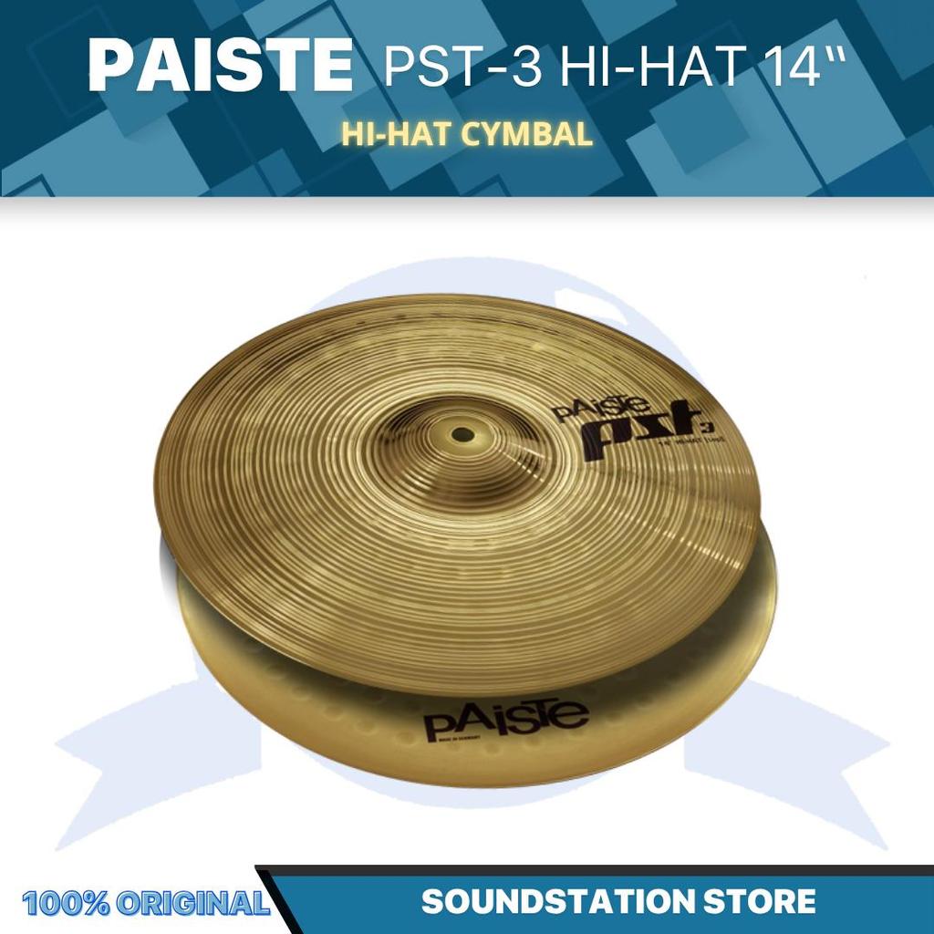 Paiste PST-3 Hi-Hat 14" - Cymbal Drum Simbal Hihat PST3 14inch