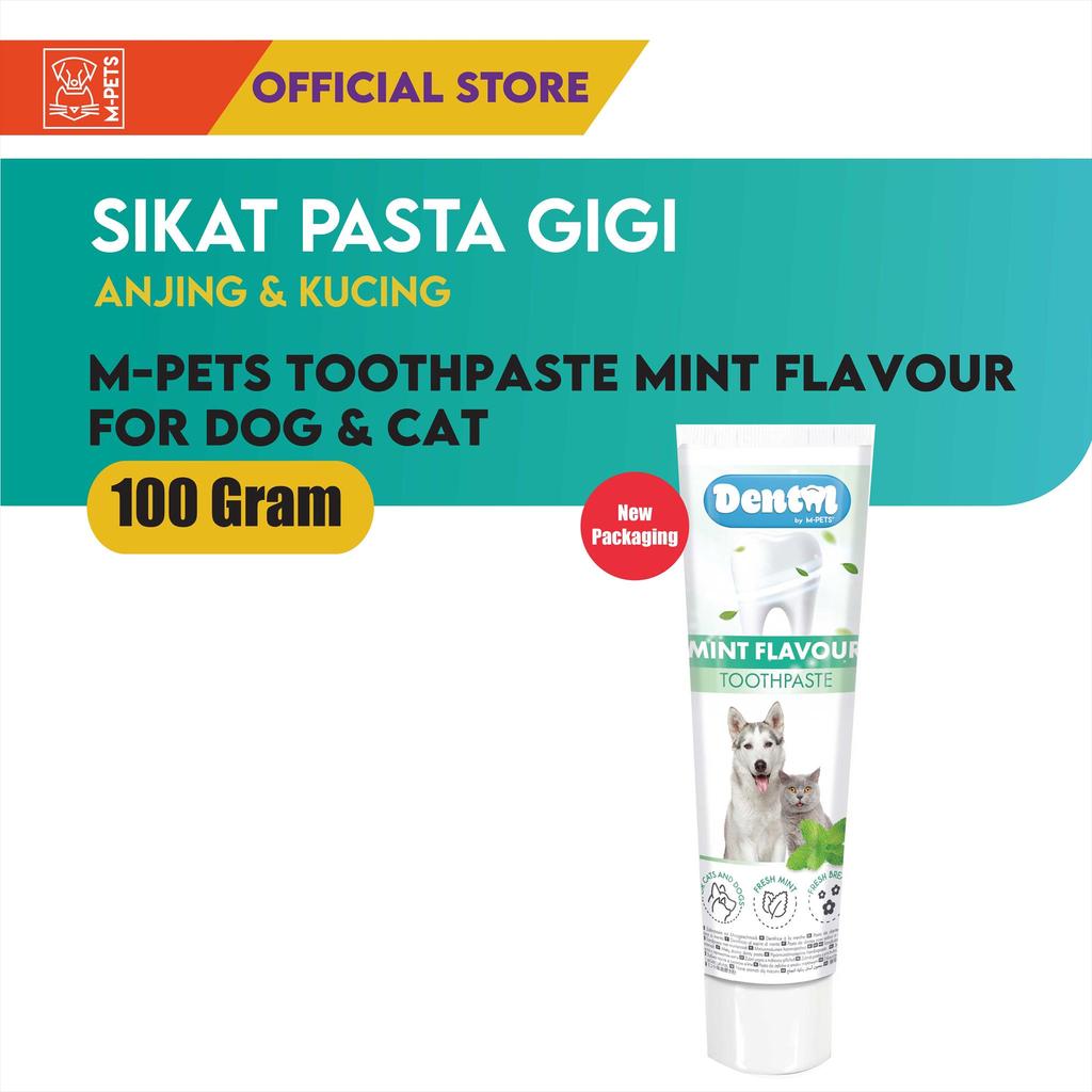 M-Pets Toothpaste Mint Flavour Dog 100 Gram / Pasta Gigi Anjing