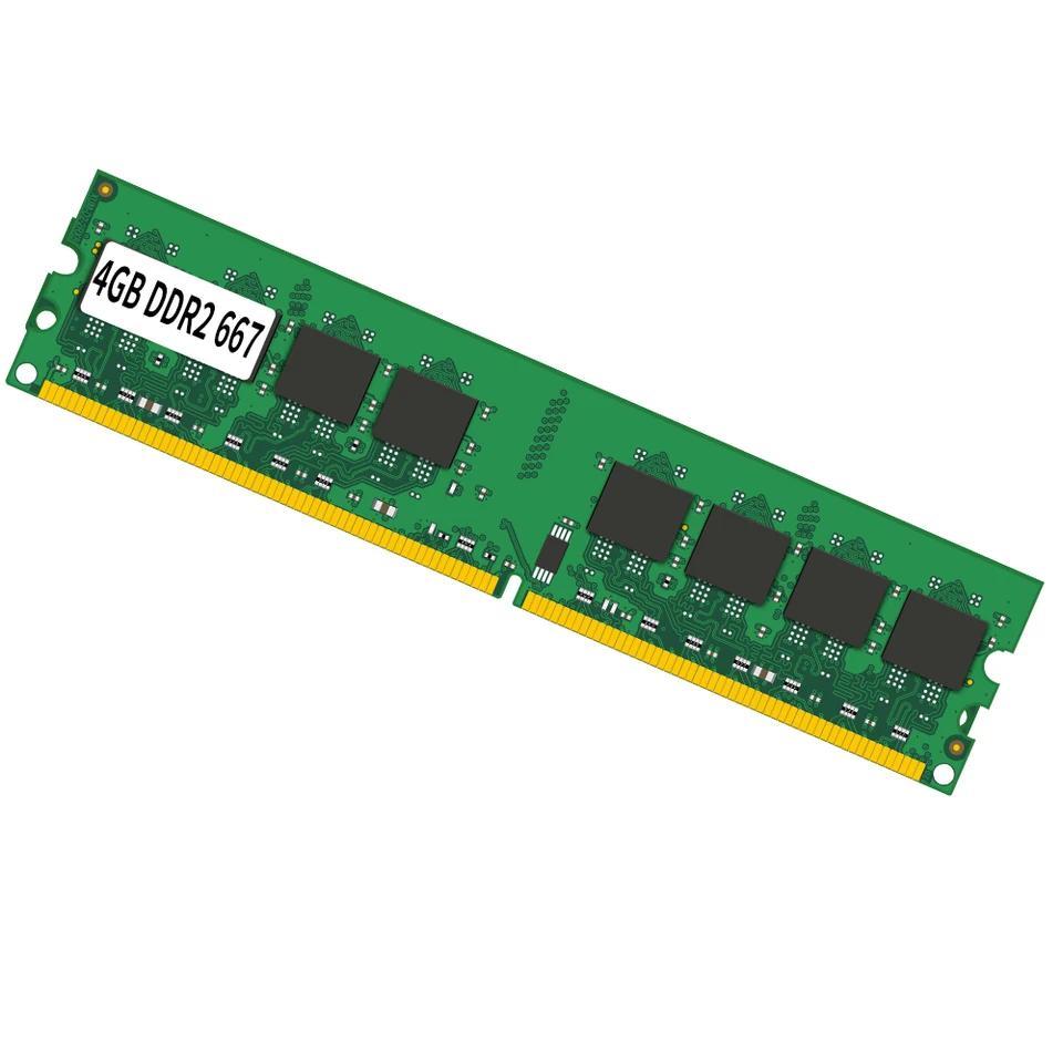 For Desktop Computer Memoria Module PC Memory Ram PC5300 DDR2 667MHz 18V 240PIN 4GB MM NonECC Deskto