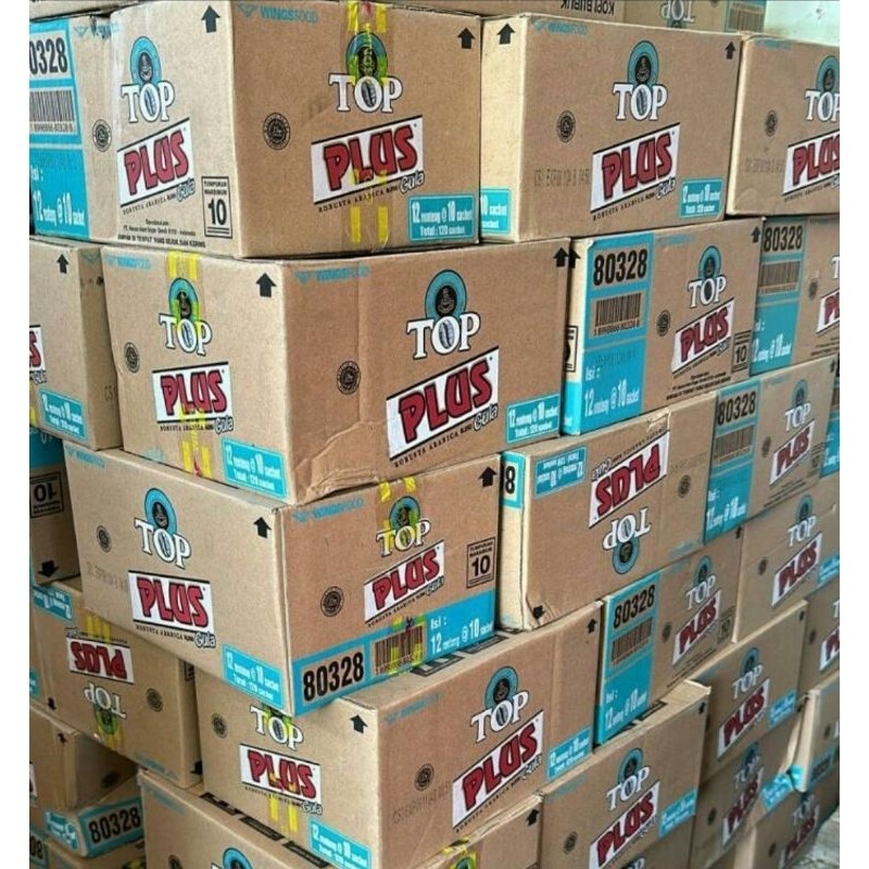 Kopi Top plus 1 dus isi 12 renteng