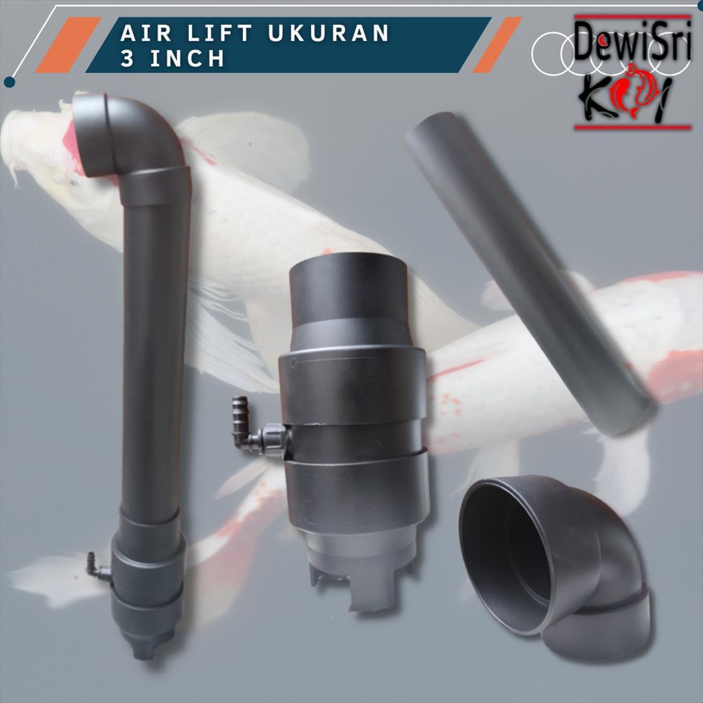 Air Lift 3 Inch Kolam Koi - Sistem Filter Hemat Listrik | Pipa Airlift Koi 3Inch PVC Premium – Sirku
