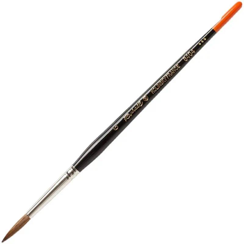 Imported Raphael 8404 Kolinsky Sable Watercolor & Oil Painting Liner Brush - Short Handle BJD