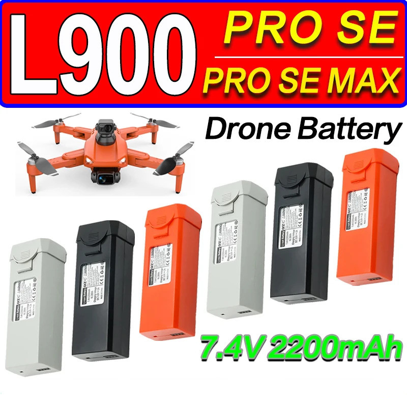 L900 pro se drone original 7.4v 2200mah bateria para l900 pro max drone bateria acessórios quadcopte