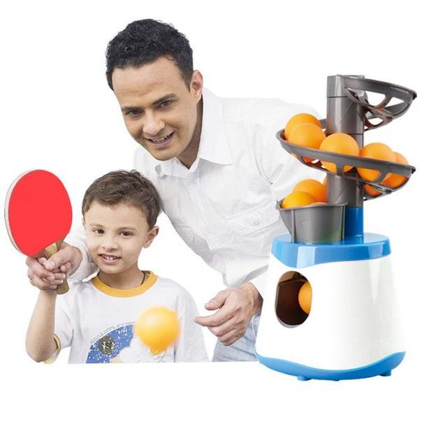 Mesin Pelontar Bola Pingpong Otomatis Robot Pingpong Training Ball