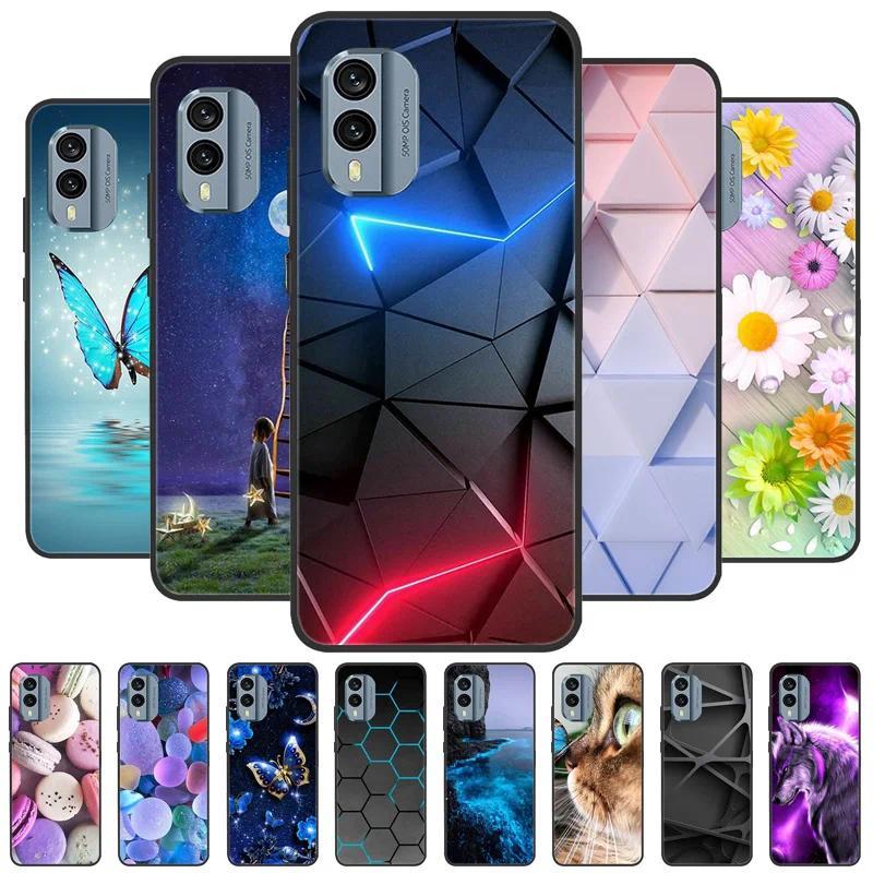 For Nokia X30 5G Case Wolf Lion Painted TPU Silicone Soft Phone Cover for Nokia X30 2022 X 30 Back C