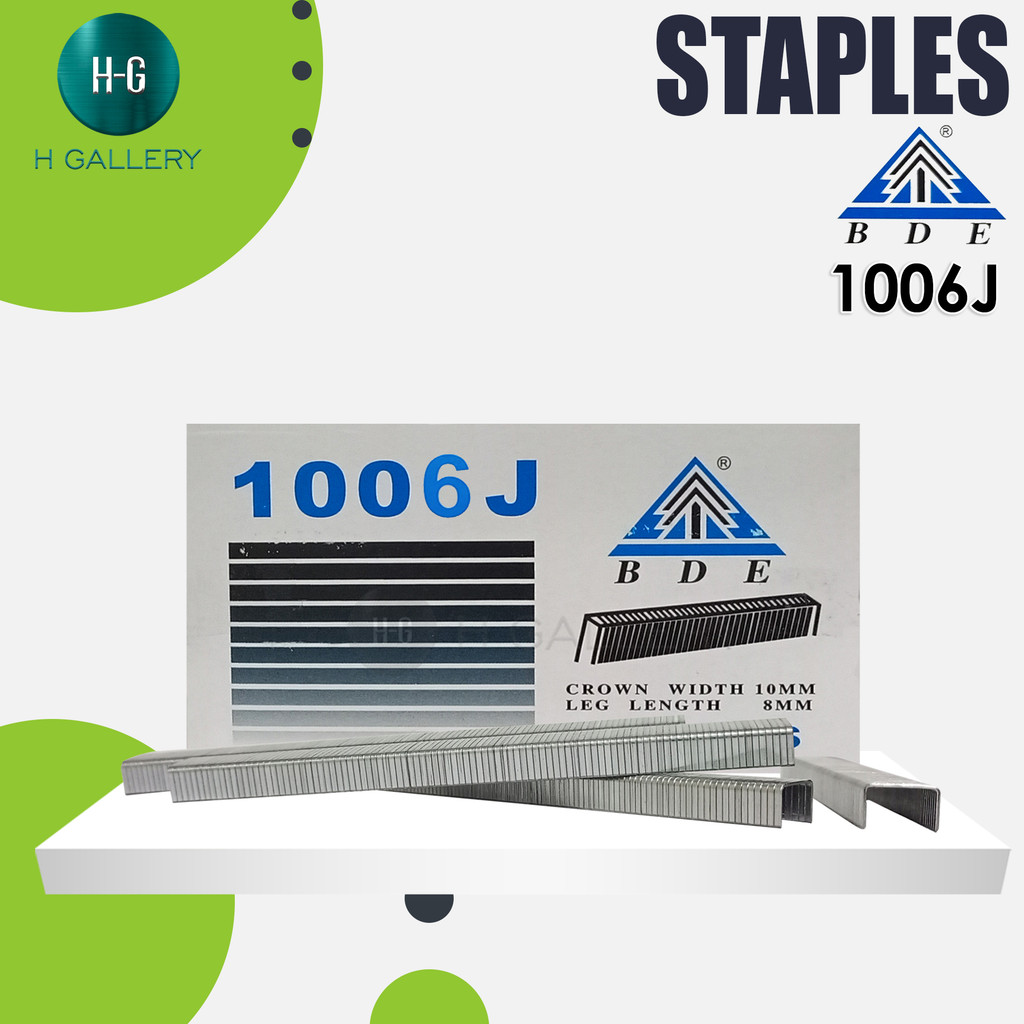 BDE - J10 STAPLES - ISI STAPLES 1006J / J1006 / 1006-J - 5.000 PCS *S