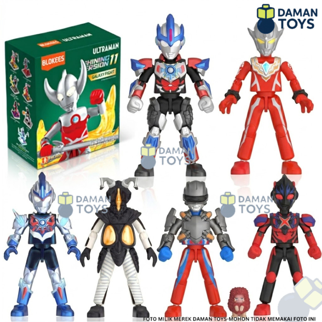 Blind Box Blokees Ultraman Orb Zero Shining Version 11 Galaxy Fight