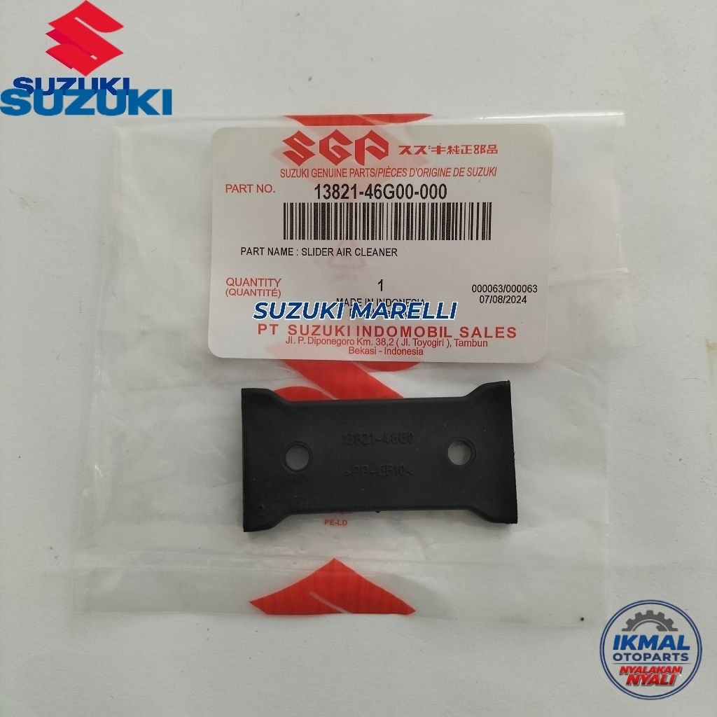 KLIP KANCING BOX FILTER KARET BANTALAN SLIDER BOX TUTUP FILTER UDARA SUZUKI SPIN 125 ORIGINAL SGP