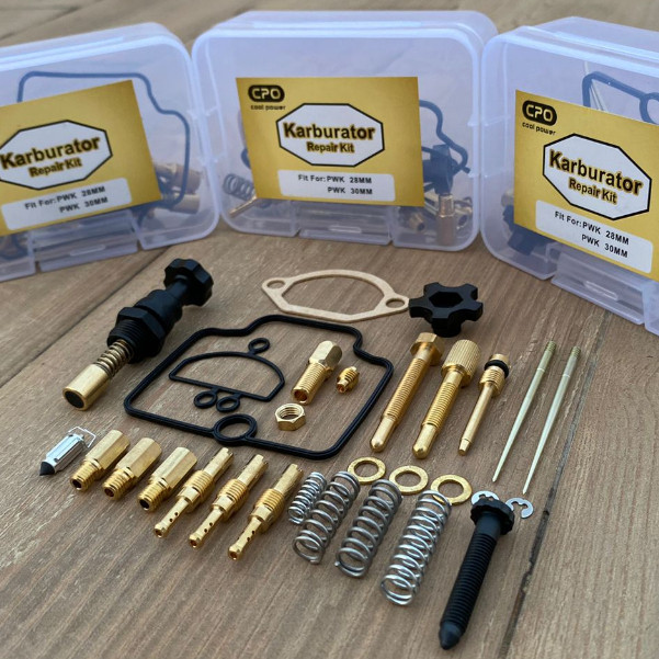 CPO ORIGINAL Repair Kit Karburator PE PWK CPO Universal Pe 24 26 28 30 Pwk 28 30 32 34 36 38 Semua K
