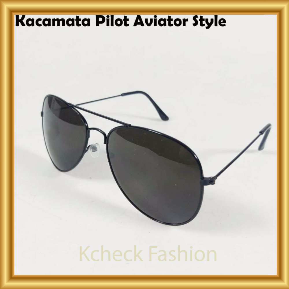 Kacamata Aviator Pria Mirror KM788
