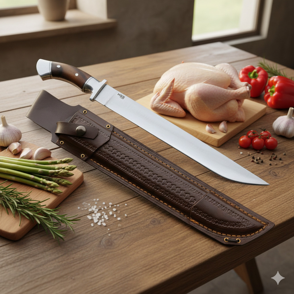 Golok parang pisau sembelih baja HSS cibatu 30cm super tajam pisau dapur
