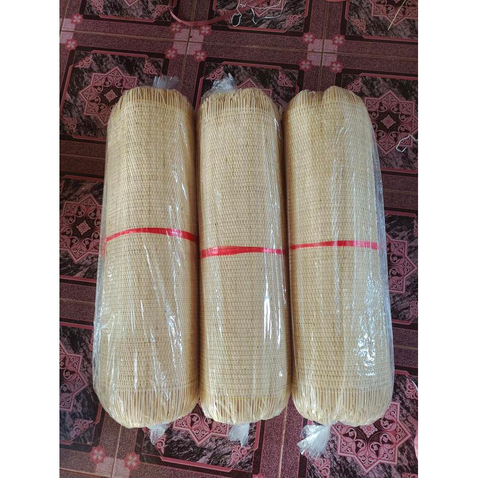 Anyaman Rotan Motif Close Rapat Roll Ukuran 15 Meter lebar 40 sampai 90cm Anyaman Rotan Close Rapat 