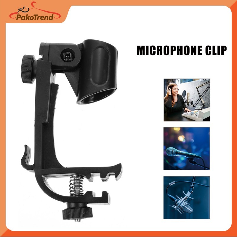 Adjustable Stand Mic Jepit Stand Kendang Drum Stand Holder Microphone Jepit Mic Drum Universal Untuk