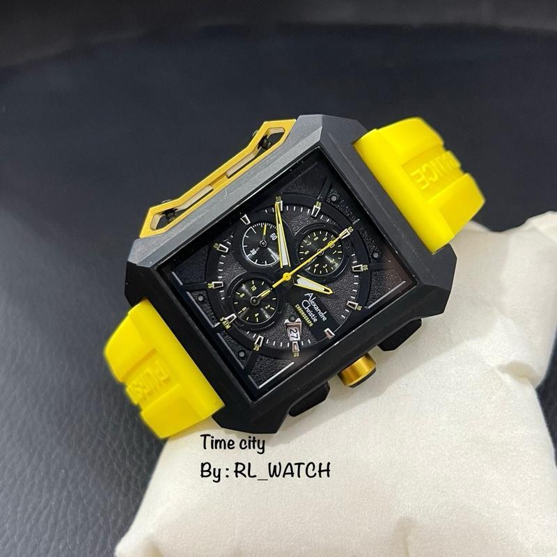 Jam Pria Alexandre Christie AC6601 Karet