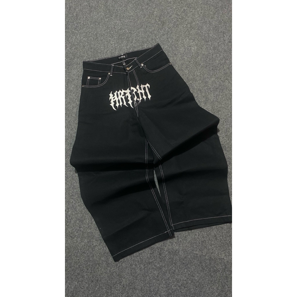 baggy raw denim , celana y2k