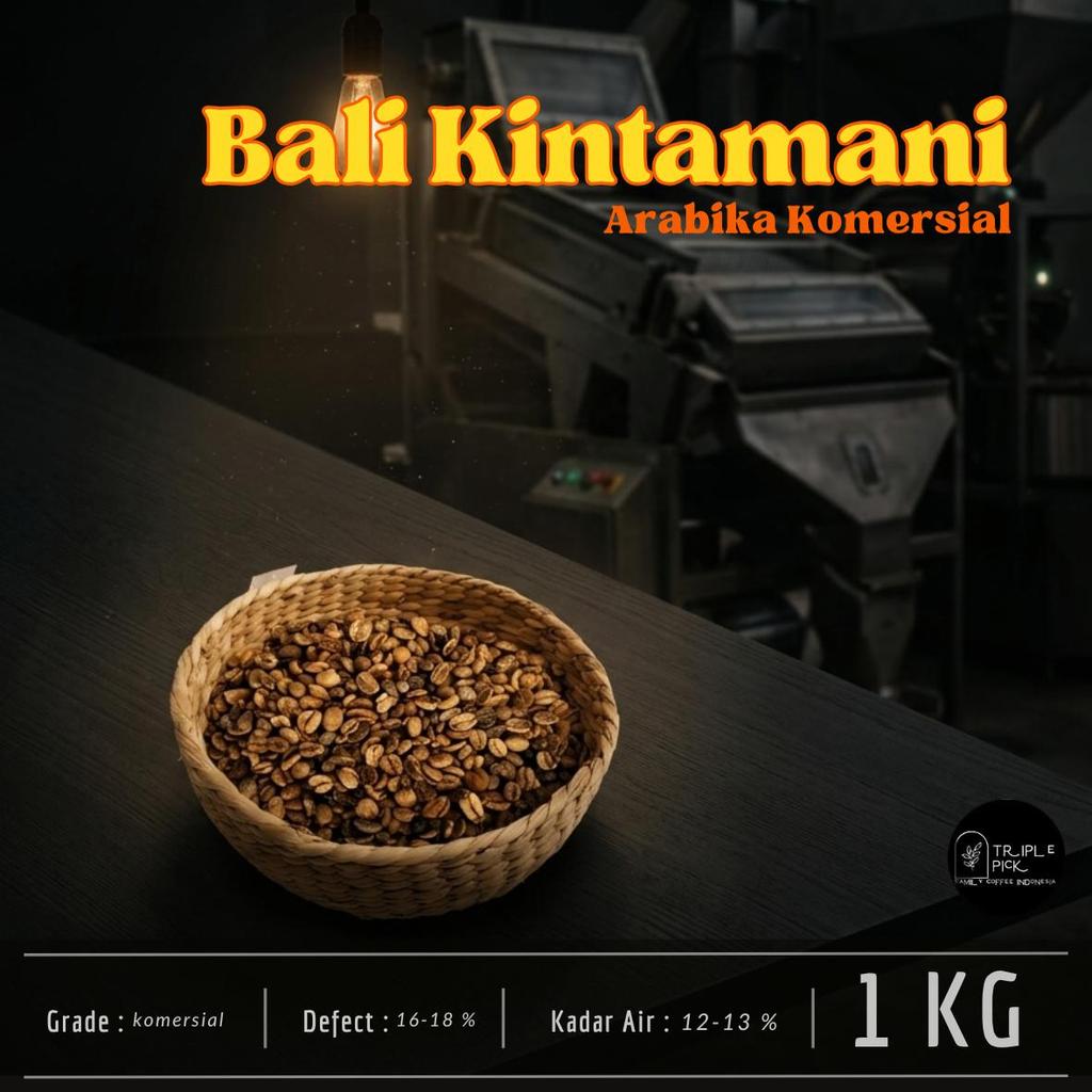 Green Bean / Biji kopi Arabika Bali - Commercial Grade