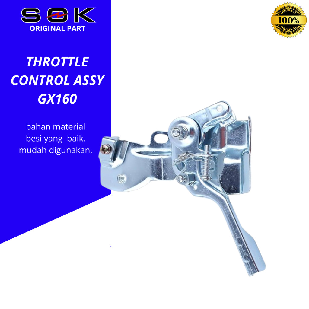 Handle Gas assy GX160 Throttle Lever GX160 stang gas GX160 gagang gas GX160 GX200
