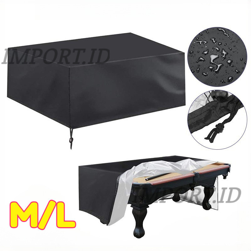 Cover Table Billiard Anti-UVAnti Air Table Cover Anti Air Penutup Meja Billiard Oxford 210D Cover Me