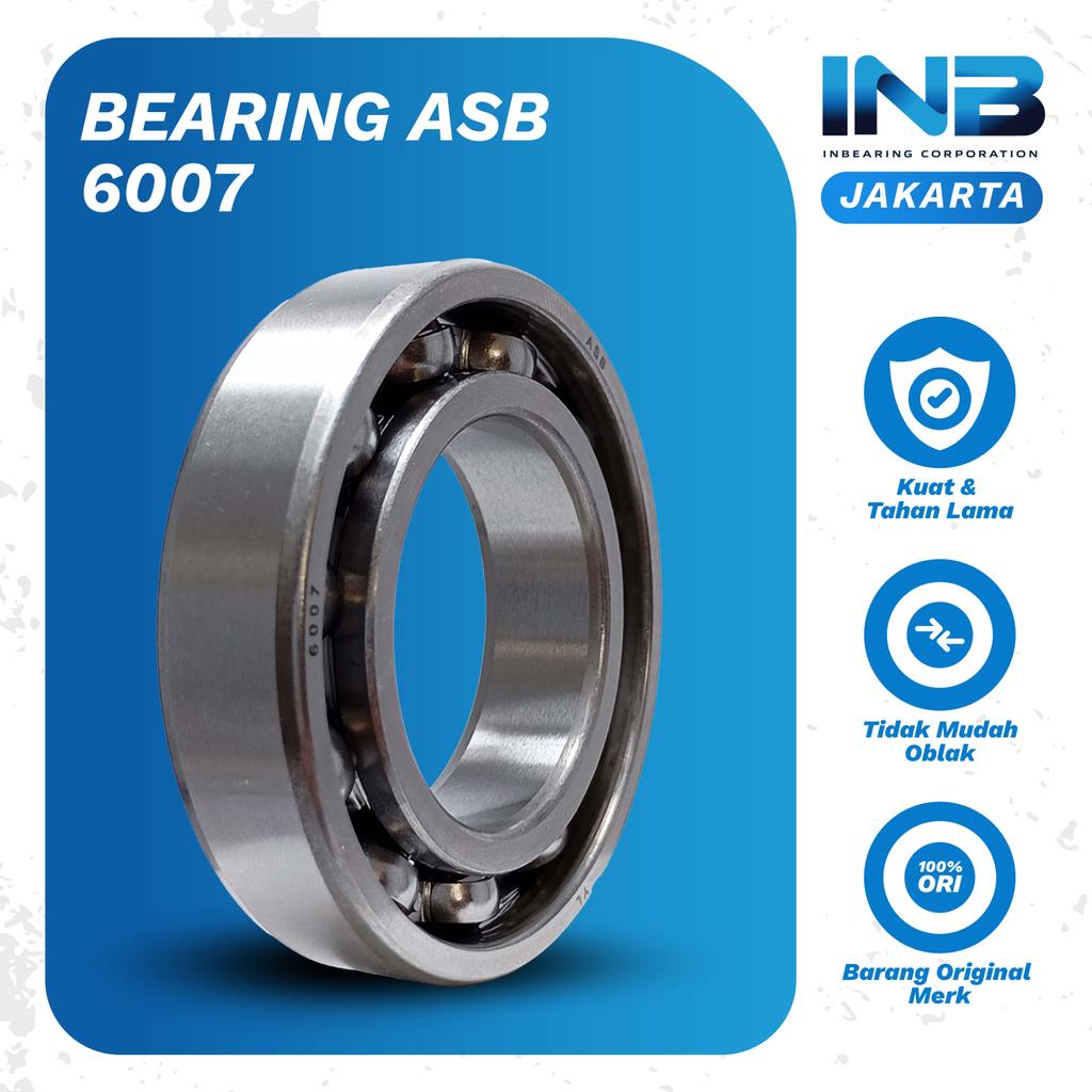 [Min 5 Biji] Laker Bearing 6007 ASB Bearing As Roda Depan Triton As Roda Belakang ATV INB JAKARTA