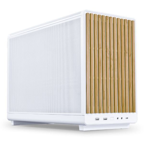 Casing LIAN LI A3-mATX Wood Edition - PC Komputer Gaming Mid Tower Micro mATX M-ATX Case White