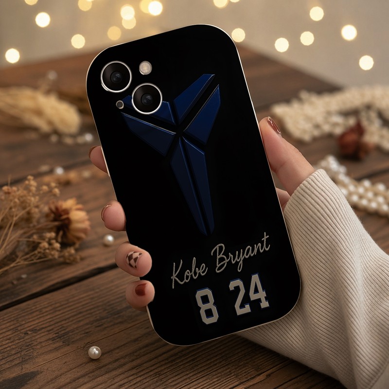 Casing iPhone Redmi Pahlawan Basket Kobe Bryant Untuk iPhone 16 15 14 13 12 11 Mini Pro E MAX Untuk 
