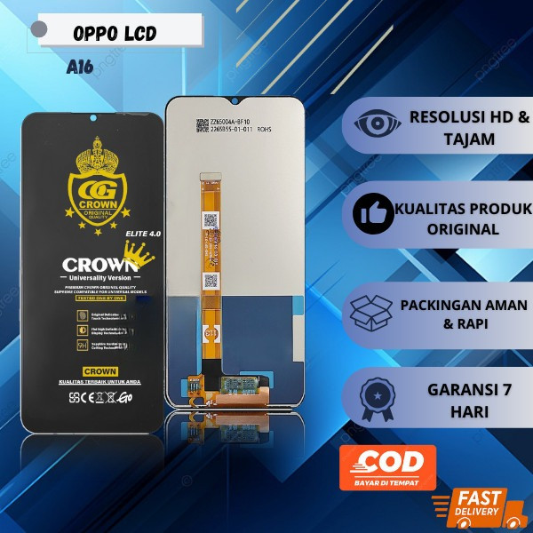 LCD OPPO A16E /  COMPLETE ORIGINAL