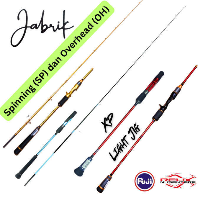 Joran  Jigging  Relix Nusantara Jabrik XP Spinning
