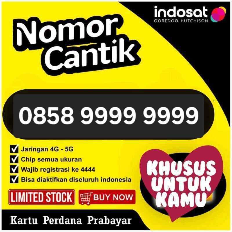 Promo Kartu Perdana Indosat/IM3 Nomor Cantik 12 Digit Bonus Kouta 700GB Support Jaringan 5G Bisa Di 