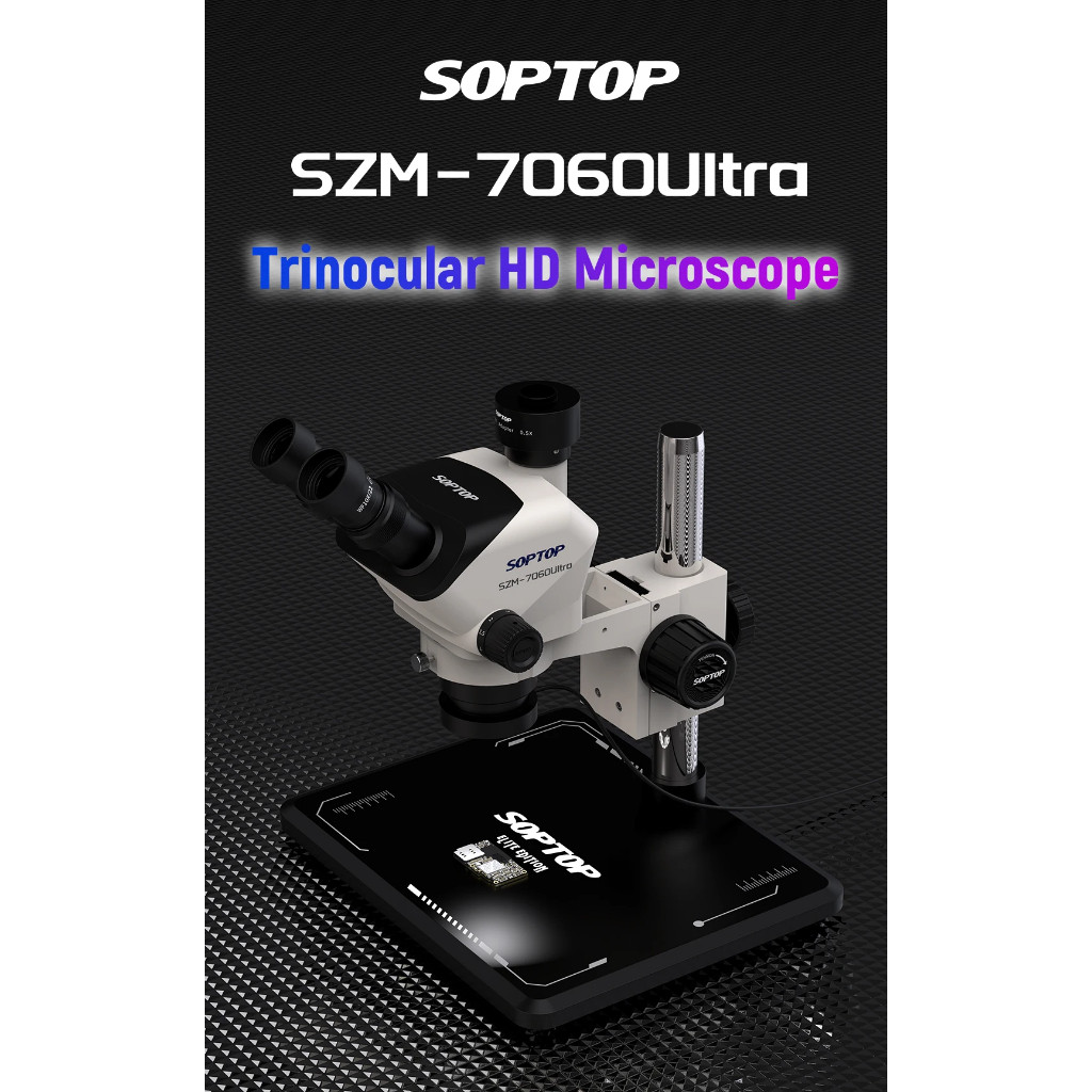 MIKROSKOP MICROSCOPE SOPTOP 7060 ULTRA FREE LAMPU. FREE LENSA PETINGGI. FREE ADAPTOR CTV