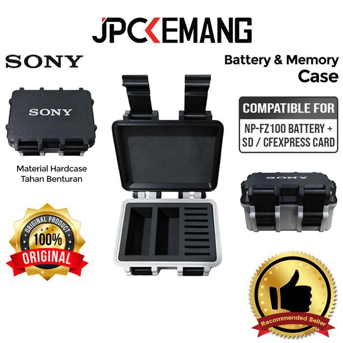 SONY BATTERY & MEMORY CASE for Sony NP-FZ100 & SD / CFExpress Memory Card Casing Baterai Sony NPFZ10