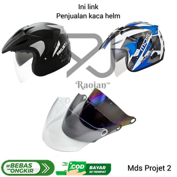 Kaca helm MDS Projet 2 Visor helm MDS Project 2