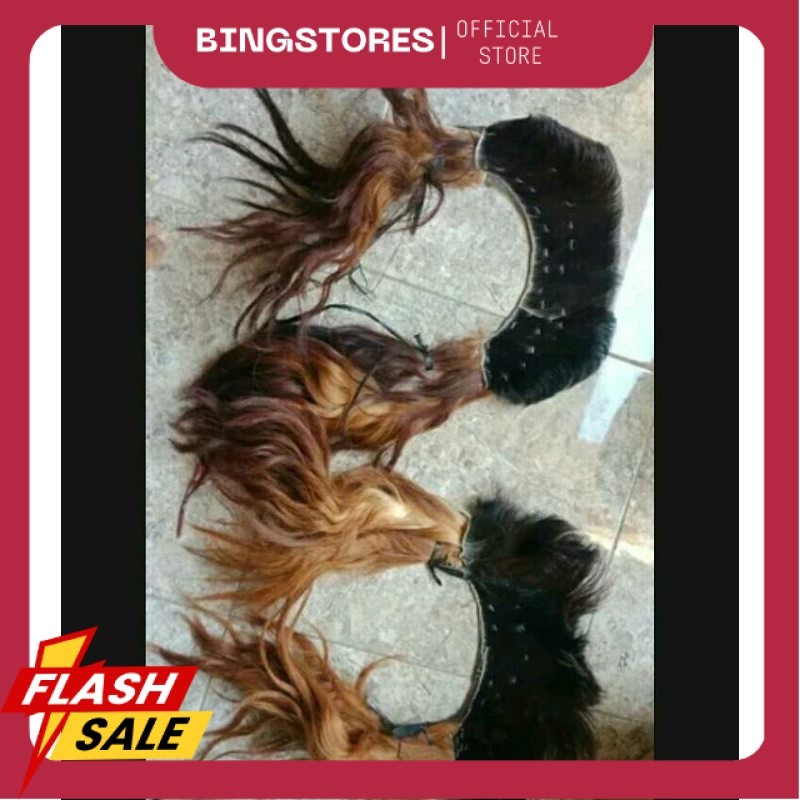 Simbar Barongan + Bando Rambut Sapi Berkualitas BR