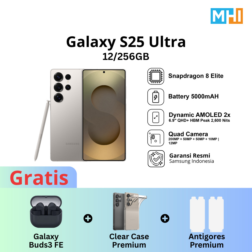 Samsung Galaxy S25 Ultra 12/256GB 12/512GB Handphone AI