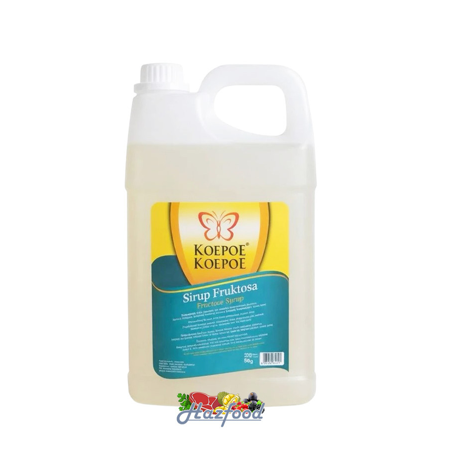 Koepoe Koepoe Gula Cair Fruktosa / Sirup Fruktosa - 5 Kg