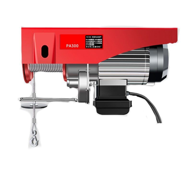Mini Lift Electric Hoist Japan Alat Derek Elektrik Reel Double Hook 300 Kg