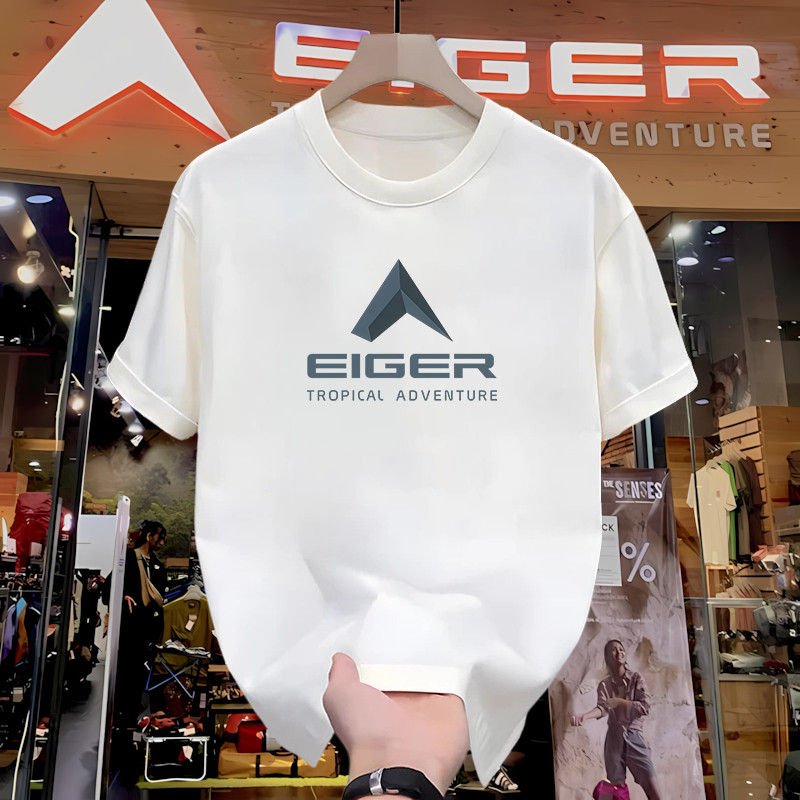 kaos polos kaos boxy kaos kerah pria lengan pendek Kaos Pria baju bini orang Kaos EIGER Original Pri