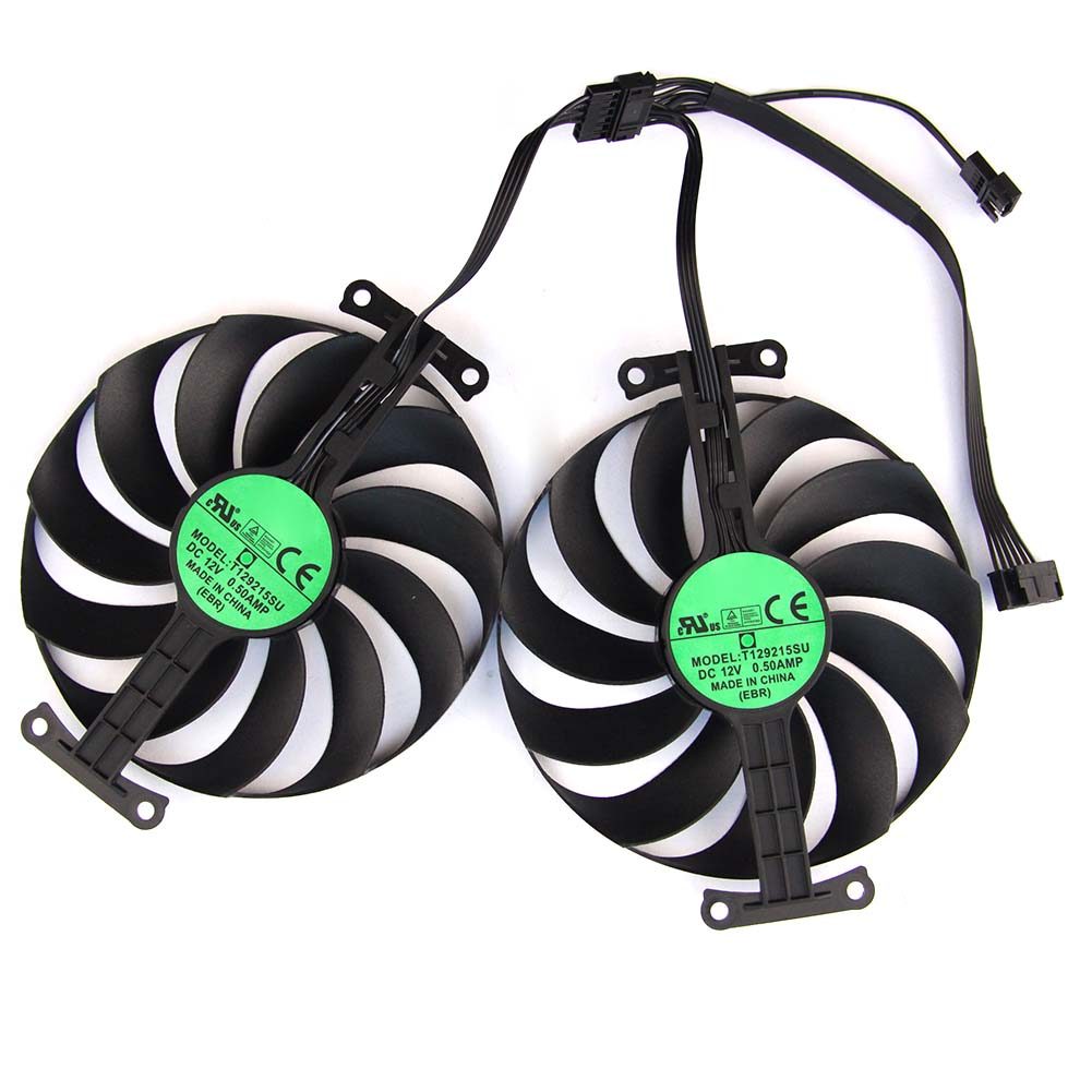 For ASUS RTX3060 RTX3070 3060ti LHR DUAL OC V2 Graphics Card Cooling Fan