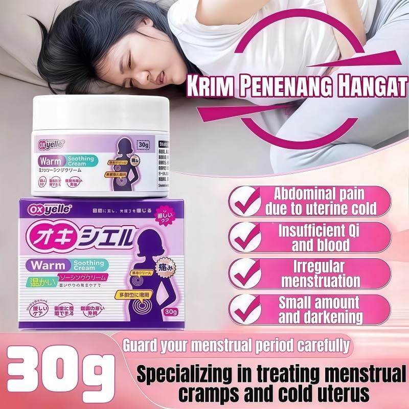 Oxyelle Gel Herbal Perawatan Wanita Hangat & Nyaman Saat Haid/Meredakan Ketidaknyamanan Menstruasi|S