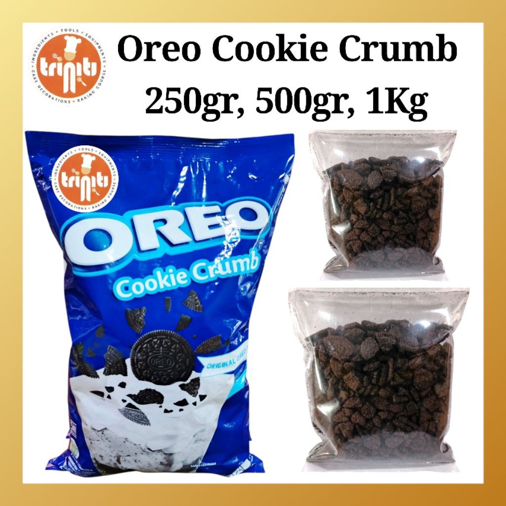 Oreo Cookies Crumb 250gr, 500gr, 1Kg - Remahan Biscuit Oreo