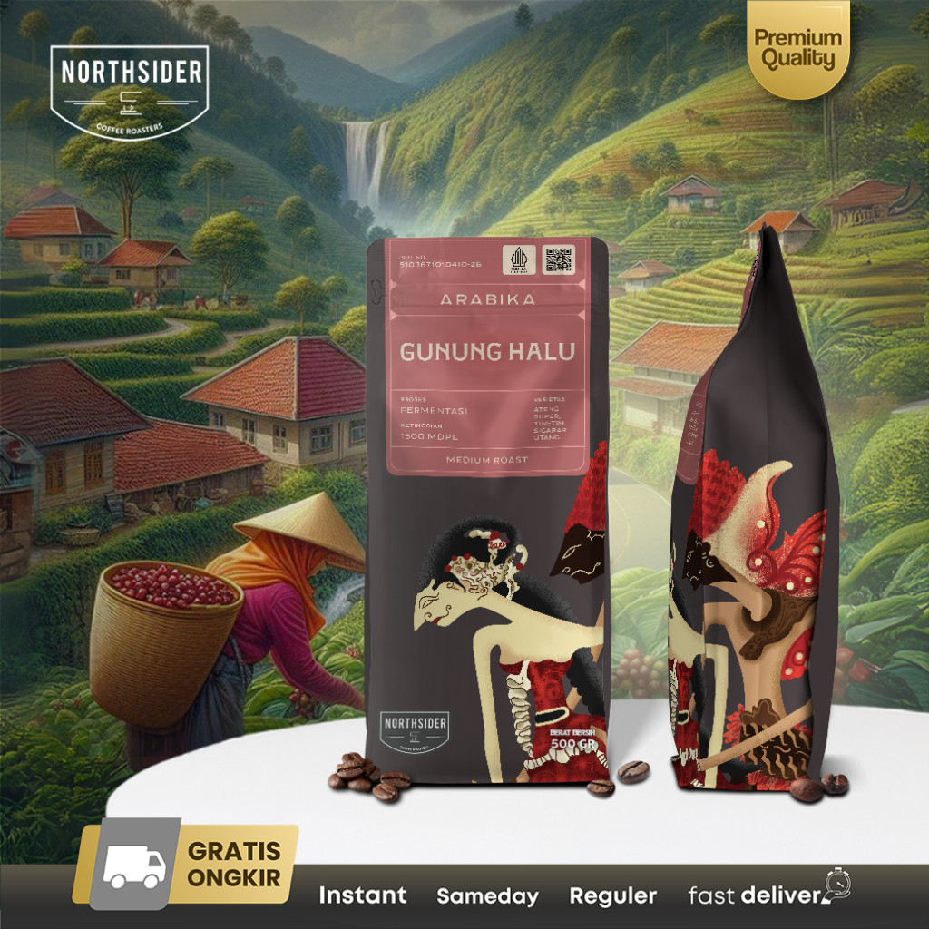 ReadyNorthsider Kopi arabika Gunung Halu Wine Fermented coffee